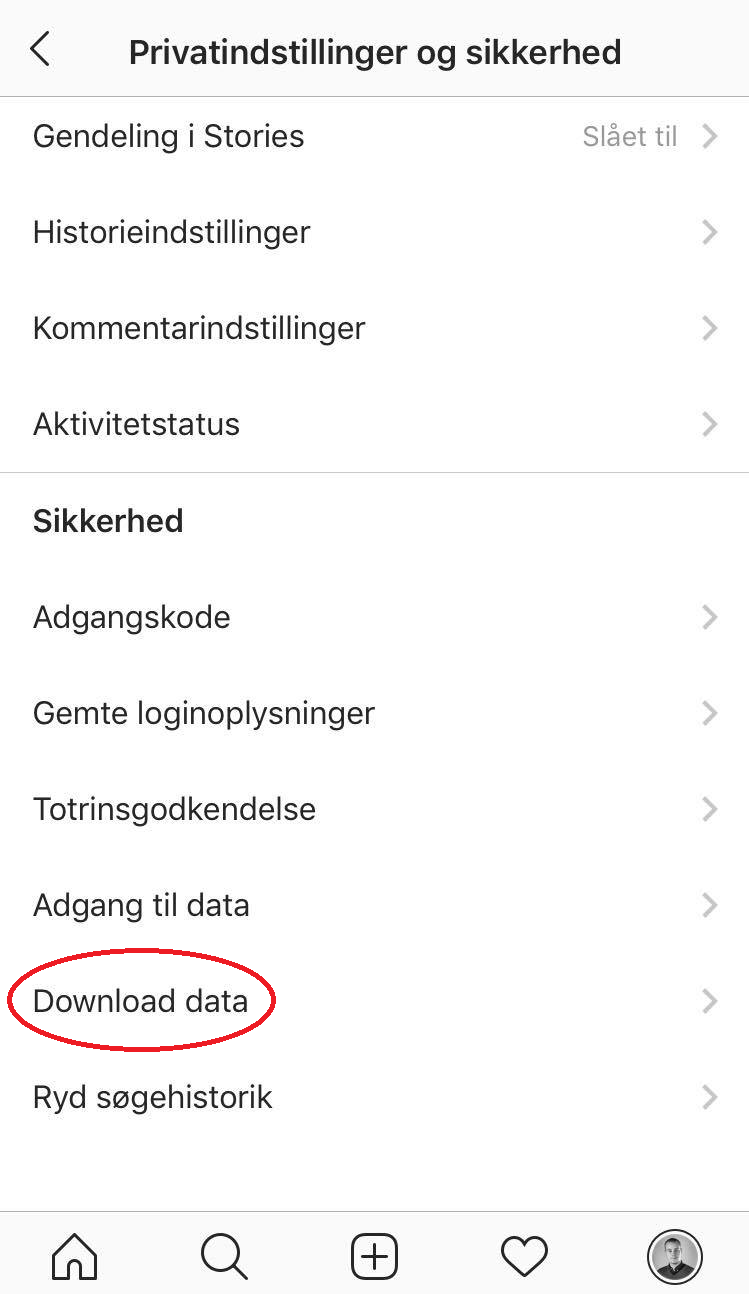 anmod om download mobil