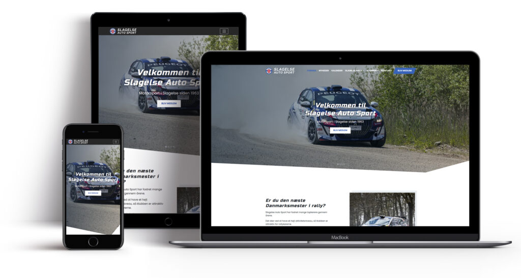 Ny hjemmeside Slagelse Auto Sport